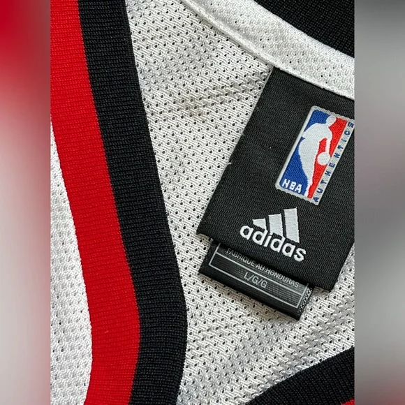 Adidas Portland Trail Blazers Blank White Jersey